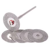 Jeu de disques diamantés 20 mm - 5 pièces - Multirex