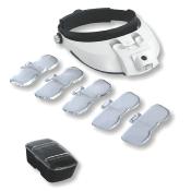 Loupe casque à led - 5 lentilles - Multirex