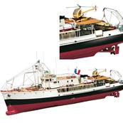 Maquette bateau en bois - La Calypso - 1/45 ème - Billing Boats