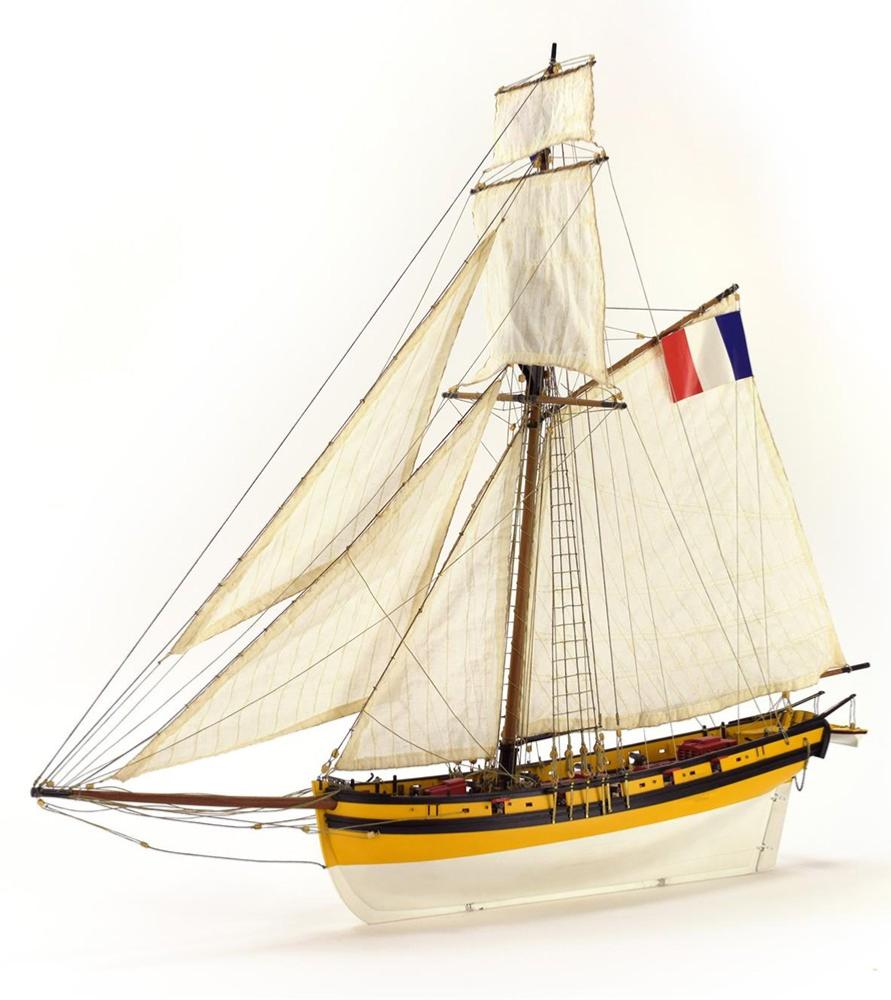 PEINTURE - MAQUETTE DE BATEAU EN BOIS