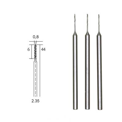 Forets HSS en acier Ø 0.8 mm « PROXXON » - Proxxon