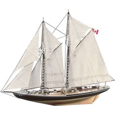 Maquette bateau en bois - Bluenose 2 - 1/1000 ème - Billing Boats
