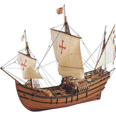 Maquette bateau en bois - La Pinta - 1/65 ème - Amati