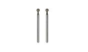 Embouts de meulage diamantés sphère 4.4 mm - Proxxon