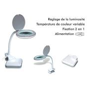 Lampe loupe à LED -  lentille de 100mm. - 2.5 watts - Multirex