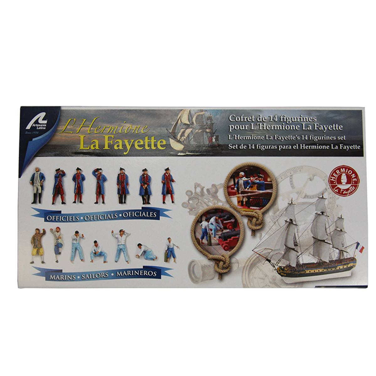 Pack Cadeau Maquettes Faciles : Bateaux Hermione et Belem