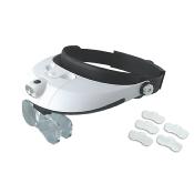 Loupe casque à led - 5 lentilles - Multirex