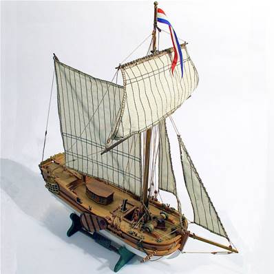 Maquette bateau en bois - Le Leida - 1/64 ème - Corel