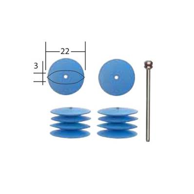 Polissoirs élastiques en silicone - bombé - Proxxon