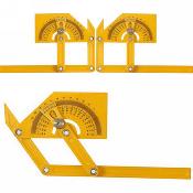 Rapporteur d'angle double fonction - avec vis d'arrêt - Multirex